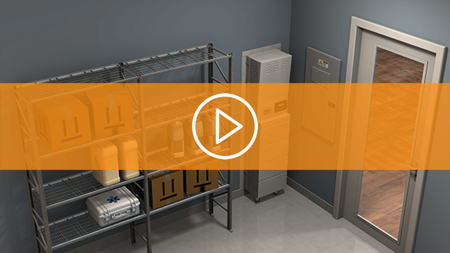 Standalone medical case for secure equipment storage